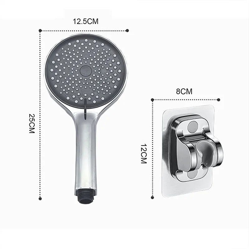 Bluejw Hot Sale Handheld Shower Head - High Pressure Stainless Steel Sprayer for Hair Salon & Home Use - Image 2